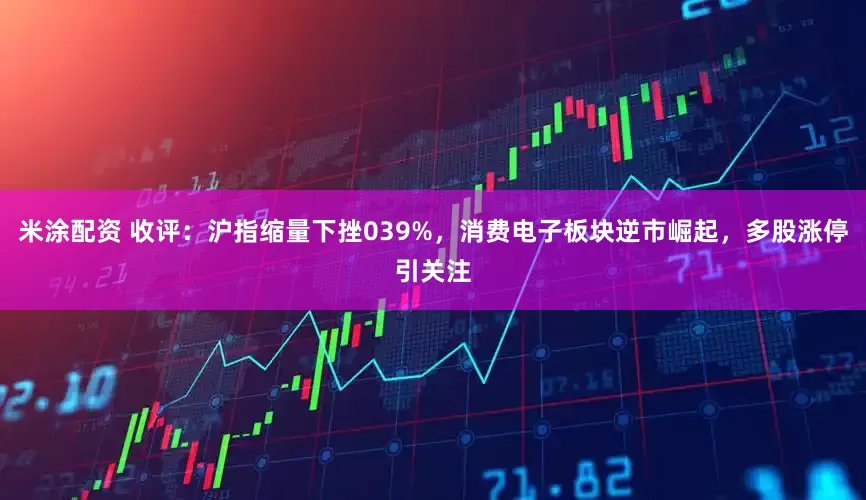 米涂配资 收评：沪指缩量下挫039%，消费电子板块逆市崛起，多股涨停引关注